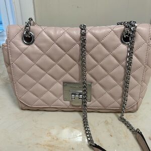 Michael Kors quilted over the shoulder bag with chain handle